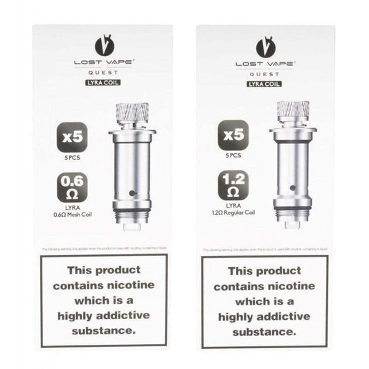 LOST VAPE QUEST LYRA REPLACEMENT COILS - PACK OF 5 - Vapeslough