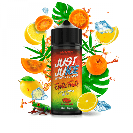 LULO & CITRUS ON ICE 100ML SHORT FILL E-LIQUID BY JUST JUICE - Vapeslough