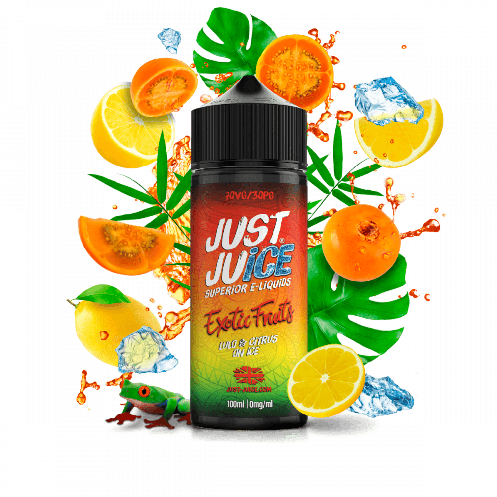 LULO & CITRUS ON ICE 100ML SHORT FILL E-LIQUID BY JUST JUICE - Vapeslough