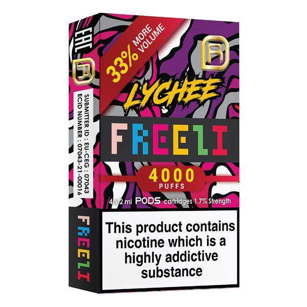 LYCHEE - FREEZE NANOSTIX PODS - 4000 PUFFS - PACK OF 4 - Vapeslough