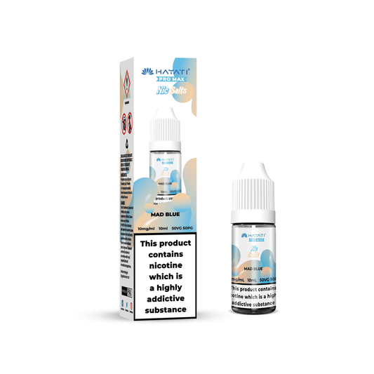 MAD BLUE 10ML NIC SALT BY HAYATI PRO MAX 10MG(1%) | 20MG(2%) - Vapeslough