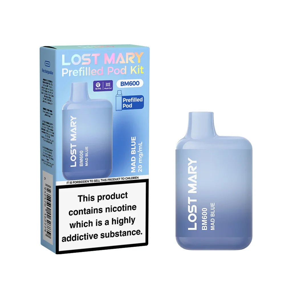 MAD BLUE - LOST MARY BM600 PREFILLED POD KIT - Vapeslough
