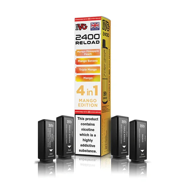 Mango Edition IVG 2400 Reload 4-in-1 Prefilled Pods - Vapeslough