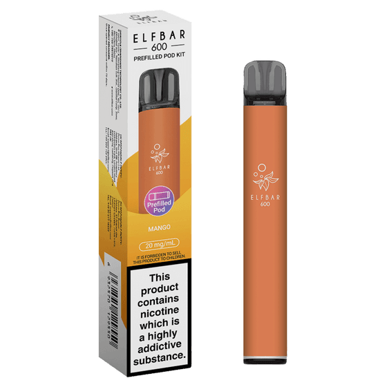 MANGO - ELFBAR 600 PREFILLED POD KIT - Vapeslough