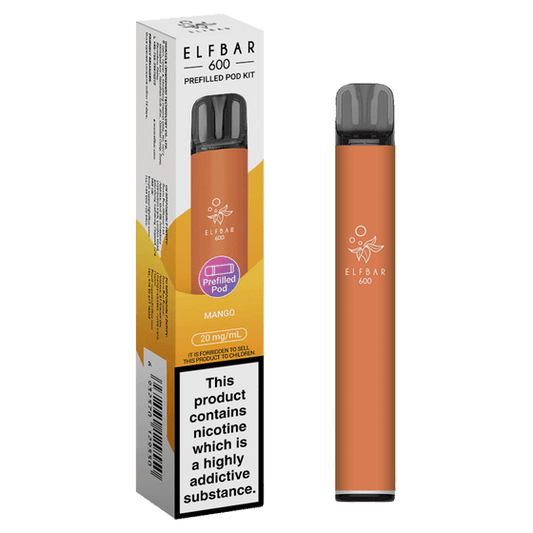 MANGO - ELFBAR 600 PREFILLED POD KIT - Vapeslough