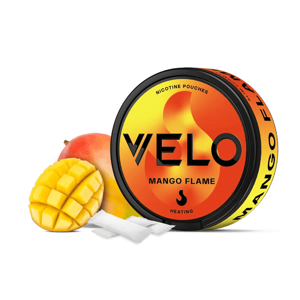 MANGO FLAME NICOTINE POUCHES BY VELO - Vapeslough
