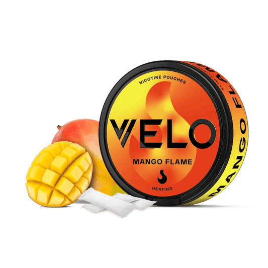 MANGO FLAME NICOTINE POUCHES BY VELO - Vapeslough