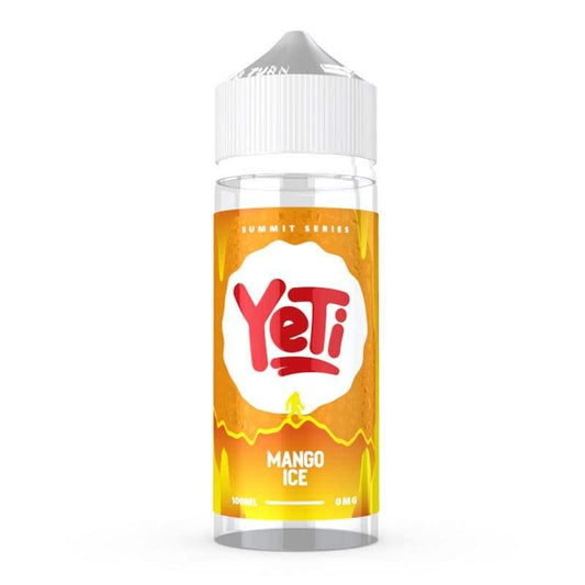 MANGO ICE 100ML SHORT FILL E-LIQUID BY YETI SUMMIT SERIES - Vapeslough