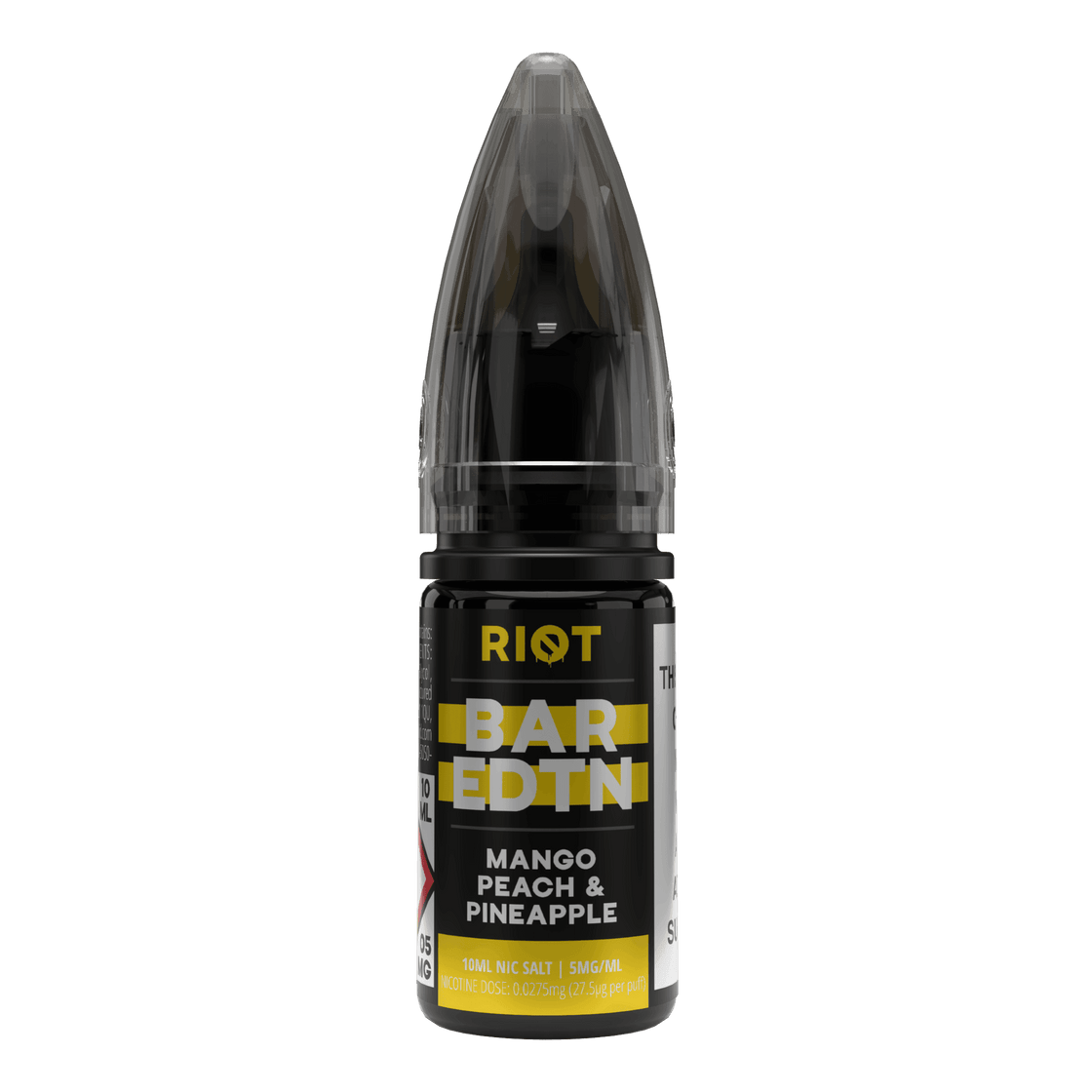 MANGO, PEACH & PINEAPPLE - BAR EDTN - 10ML NIC SALT E-LIQUID - 5MG | 10MG | 20MG BY RIOT SQUAD - Vapeslough