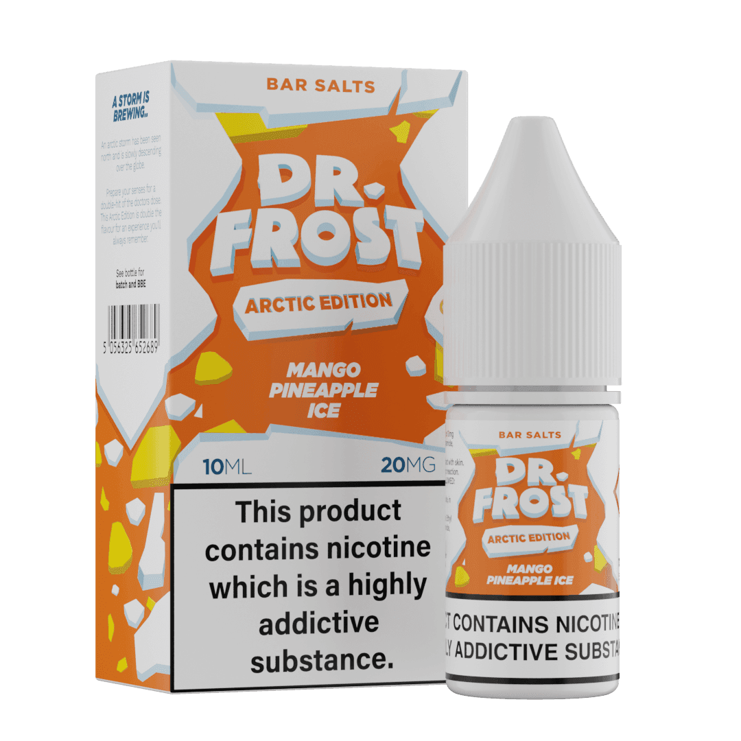 MANGO PINEAPPLE ICE 10ML NIC SALT BY DR FROST - ARCTIC EDITION - Vapeslough