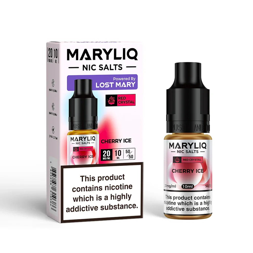 MARYLIQ BY LOST MARY CRYSTAL RED BLUE & PINK - 3 FOR £5.99! - Vapeslough
