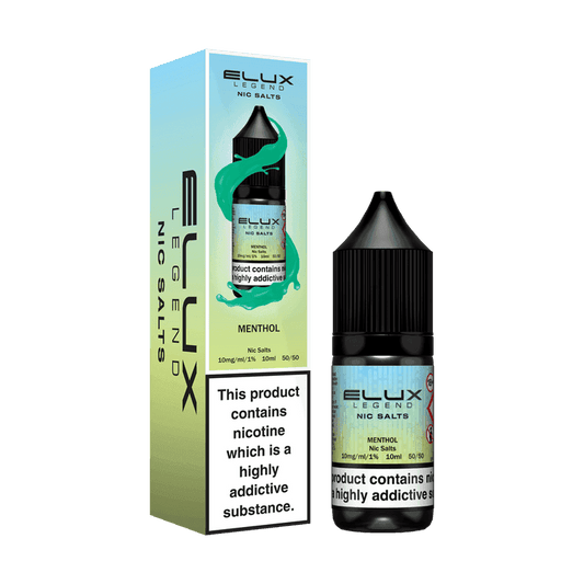 MENTHOL 10ML NIC SALT BY ELUX LEGEND 10MG(1%) | 20MG(2%) - Vapeslough