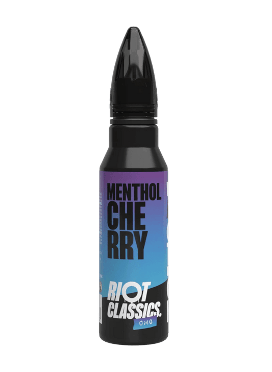 MENTHOL CHERRY - CLASSICS 50ML SHORT FILL E-LIQUID BY RIOT SQUAD - Vapeslough