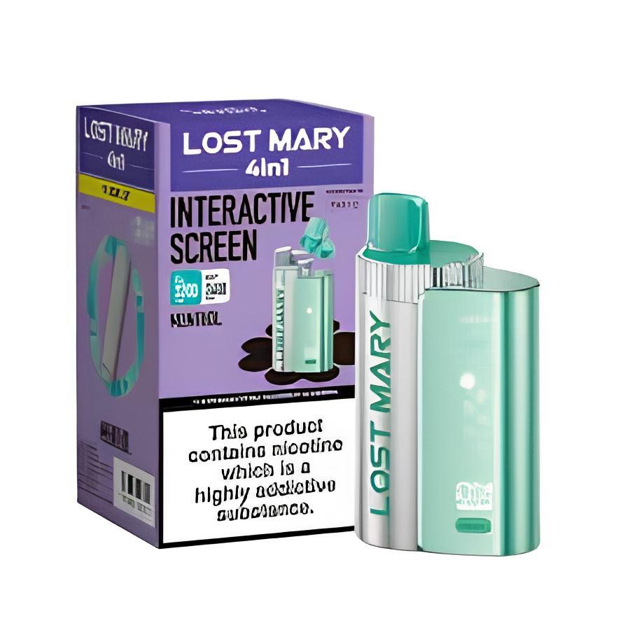 MENTHOL - LOST MARY 4IN1 POD SYSTEM DEVICE KIT - 3200 PUFFS - Vapeslough