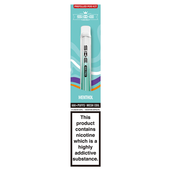 MENTHOL - SKE 600 PRO PREFILLED POD KIT - Vapeslough