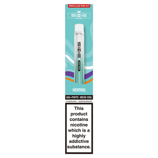 MENTHOL - SKE 600 PRO PREFILLED POD KIT - Vapeslough
