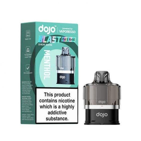 MENTHOL - VAPORESSO DOJO BLAST 6000 PRE-FILLED POD - Vapeslough