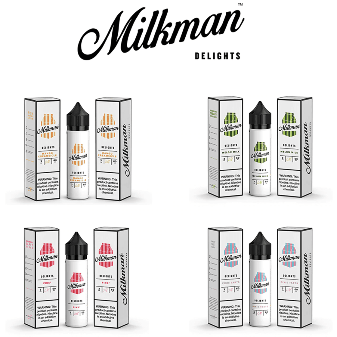 MILKMAN 50ML SHORT FILLS E-LIQUID - Vapeslough