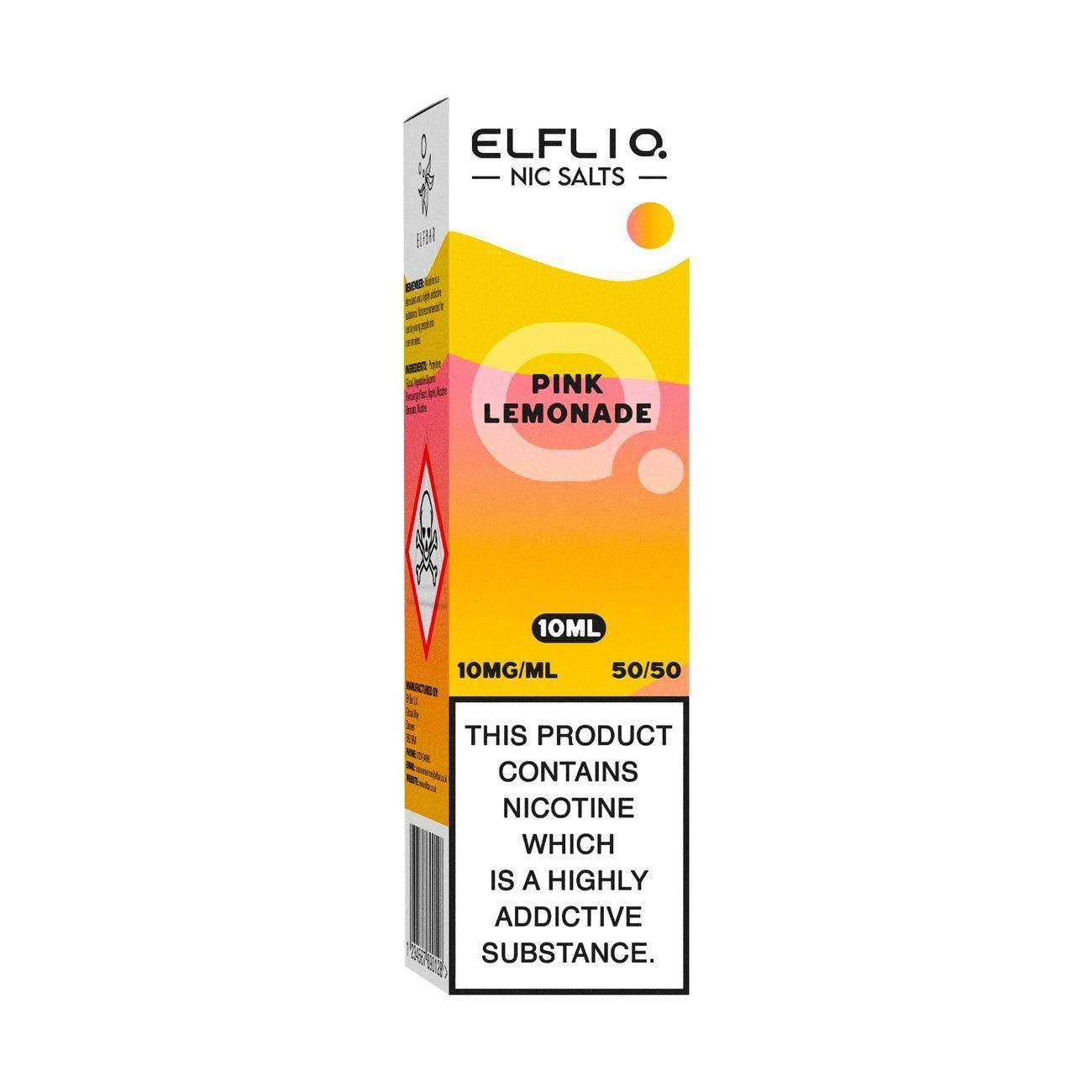 MIX & MATCH ELFLIQ: THE OFFICIAL ELF BAR LIQUID - 10ML E-LIQUID NICOTINE SALT - 3 FOR £9 - Vapeslough