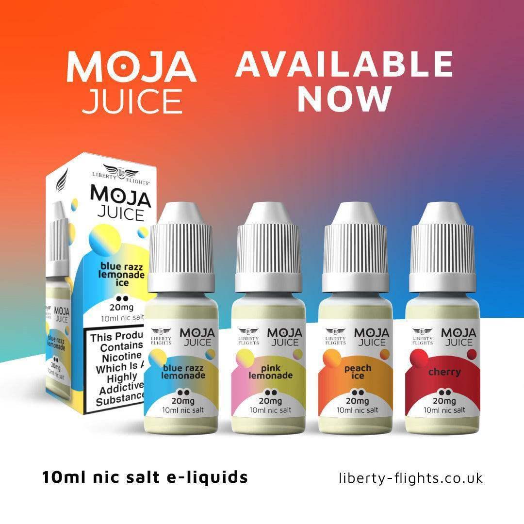 MOJA E-LIQUID 10ML NICOTINE SALT BY MOJA JUICE - 10MG | 20MG - MIX & MATCH 5 x £14.49 - Vapeslough