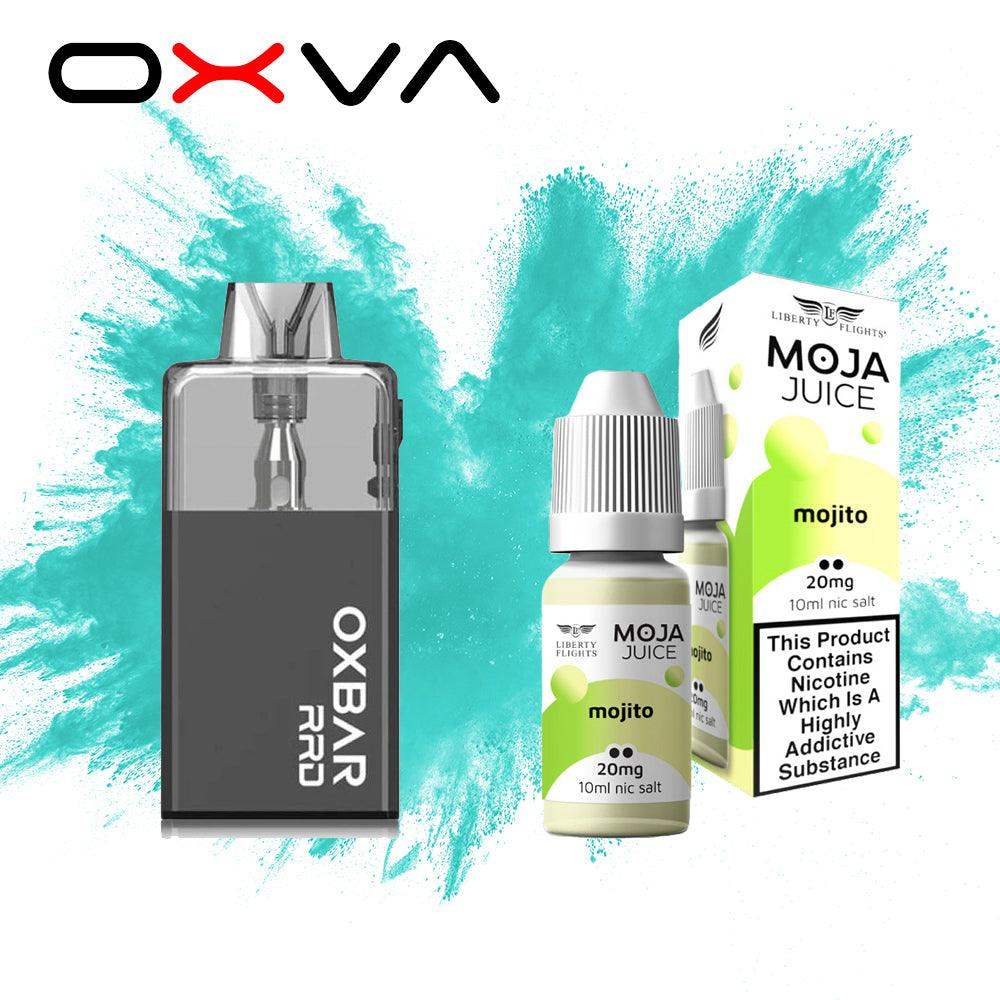 MOJA JUICE X OXBAR RRD - DEVICE X 10ML NIC SALT E-LIQUID INCLUDED - 10MG | 20MG - Vapeslough