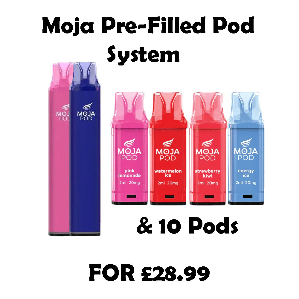 MOJA POD SYSTEM & PODS BUNDLE (11 Pods) - Vapeslough