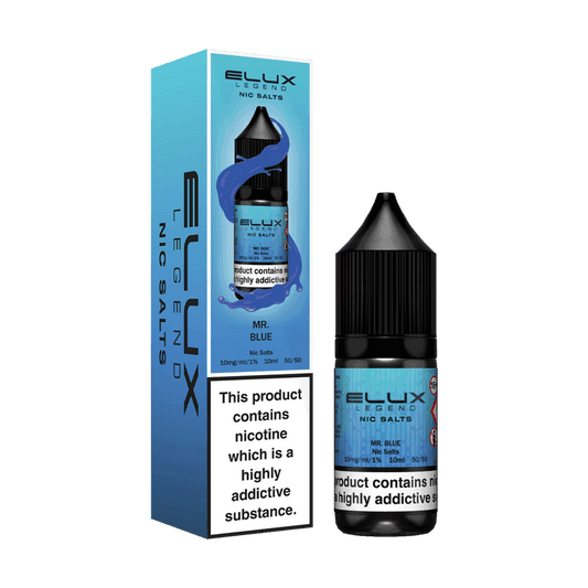 MR BLUE 10ML NIC SALT BY ELUX LEGEND 10MG(1%) | 20MG(2%) - Vapeslough