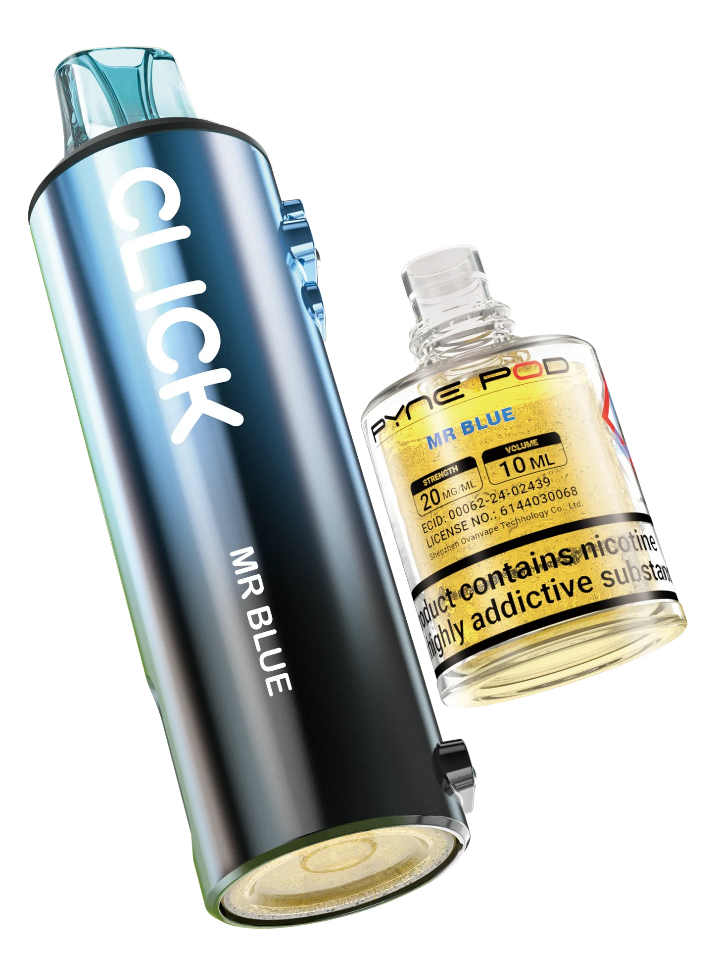 Mr Blue - Pyne Pod Click Prefilled Pod + Refill Container - Vapeslough