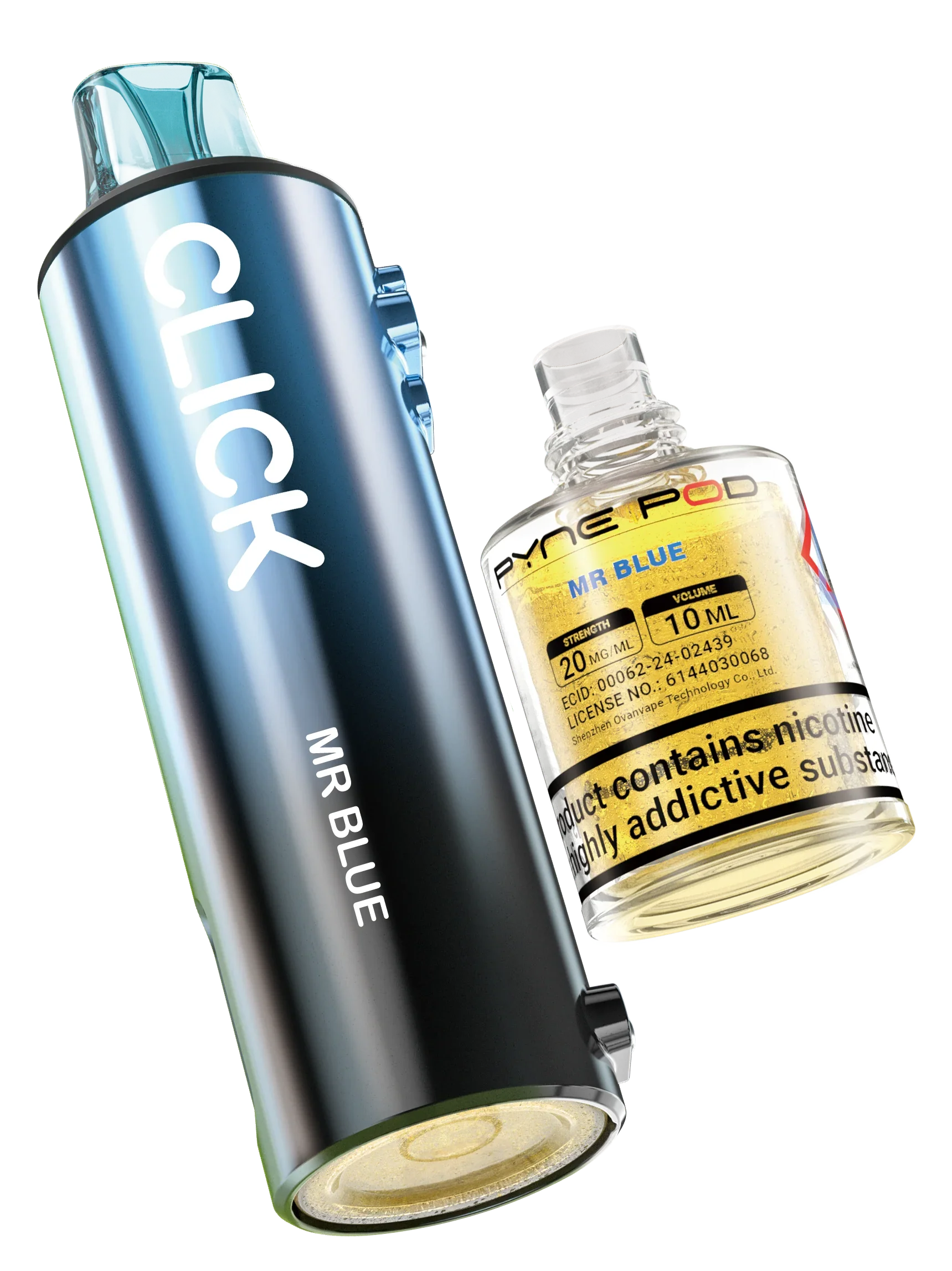 Mr Blue - Pyne Pod Click Prefilled Pod + Refill Container - Vapeslough
