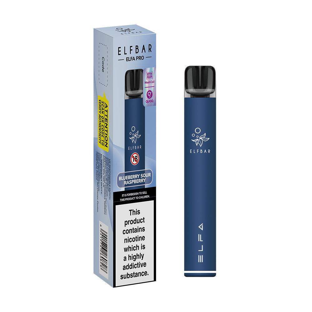 NAVY BLUE (BLUEBERRY SOUR RASPBERRY) ELF BAR ELFA PRO KIT - Vapeslough