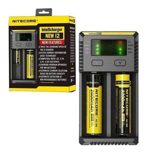 NITECORE INTELLICHARGER NEW I2 2-SLOT CHARGER - Vapeslough