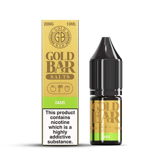OASIS 10ML E LIQUID NICOTINE SALT BY GOLD BAR - Vapeslough
