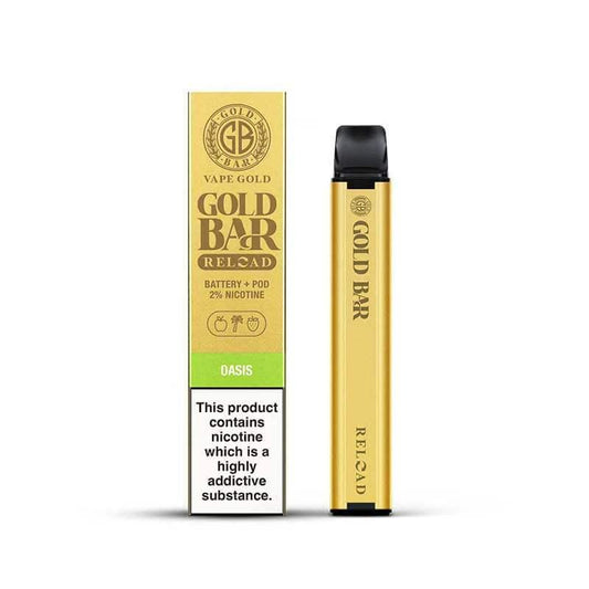 OASIS - GOLD BAR RELOAD PRE-FILLED KIT BY GOLD BAR - Vapeslough
