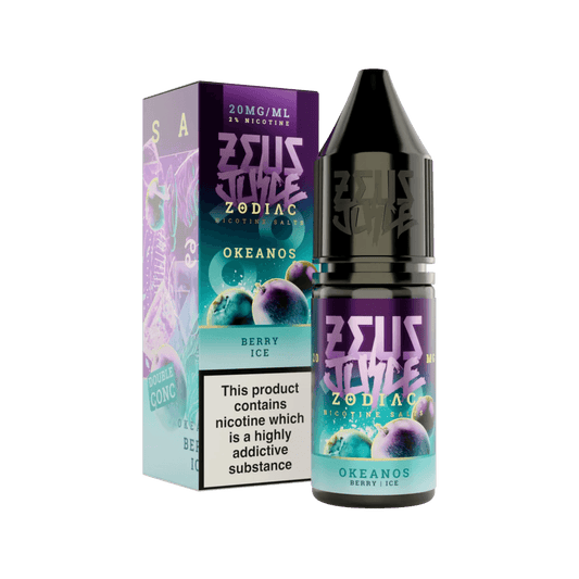 OKEANOS 10ML E LIQUID NICOTINE SALT BY ZEUS JUICE - Vapeslough