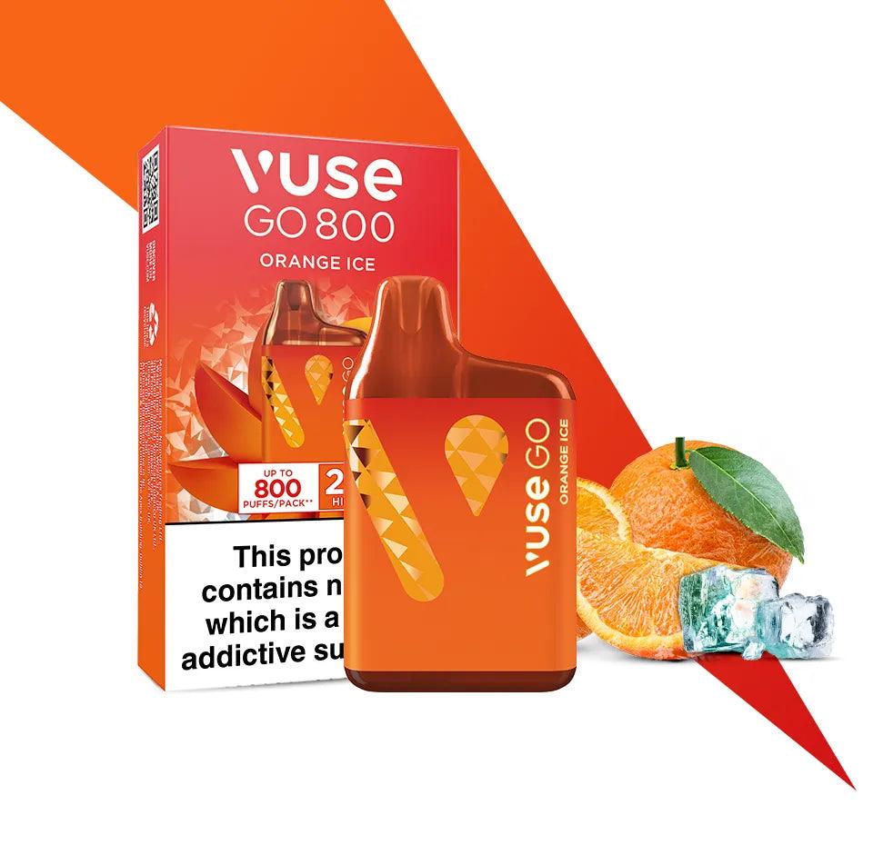 ORANGE ICE DISPOSABLE VAPE BY VUSE GO EDITION 01 - 20MG - Vapeslough