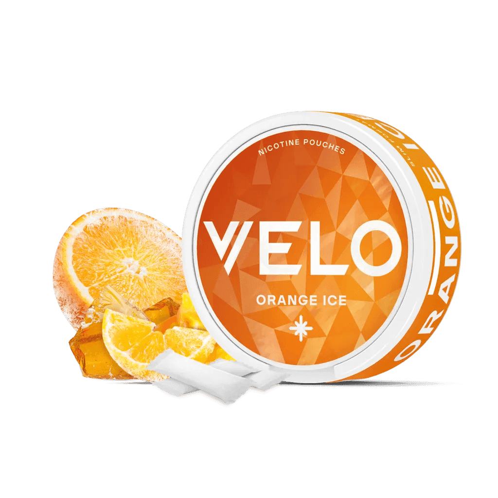 ORANGE ICE NICOTINE POUCHES BY VELO - Vapeslough