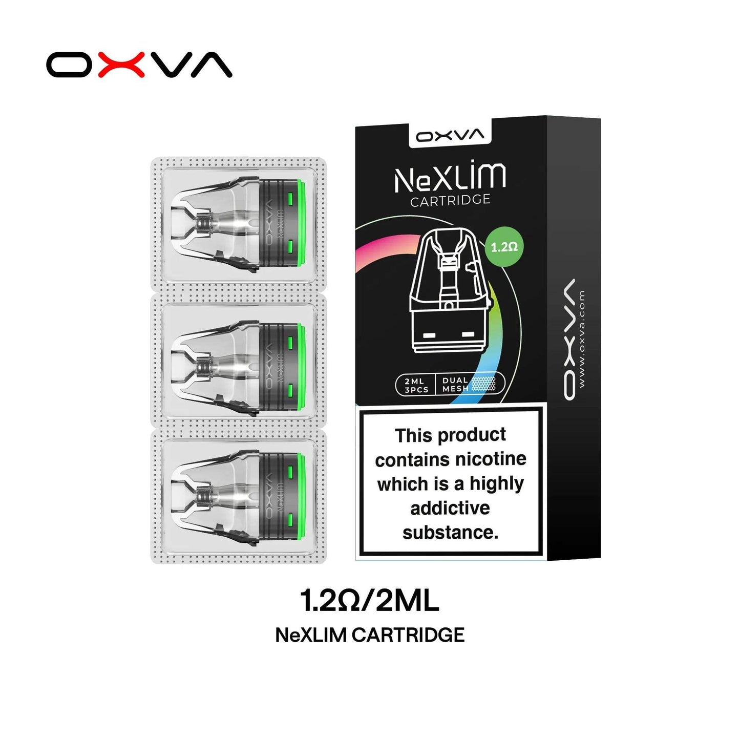 OXVA NEXLIM PODS CARTRIDGES - PACK OF 3 - Vapeslough