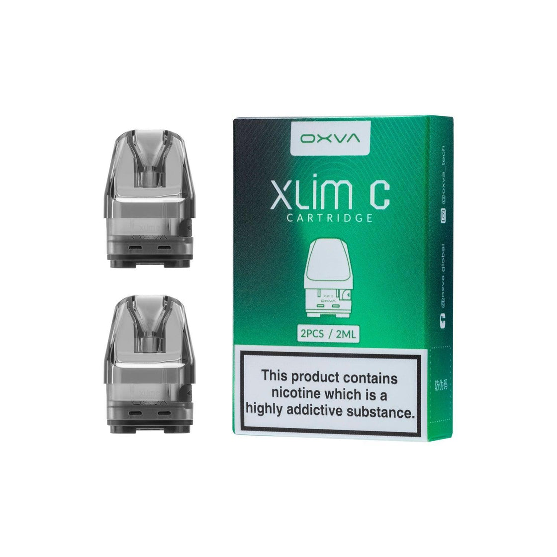 OXVA XLIM C REPLACEMENT CARTRIDGE - PACK OF 2 - Vapeslough