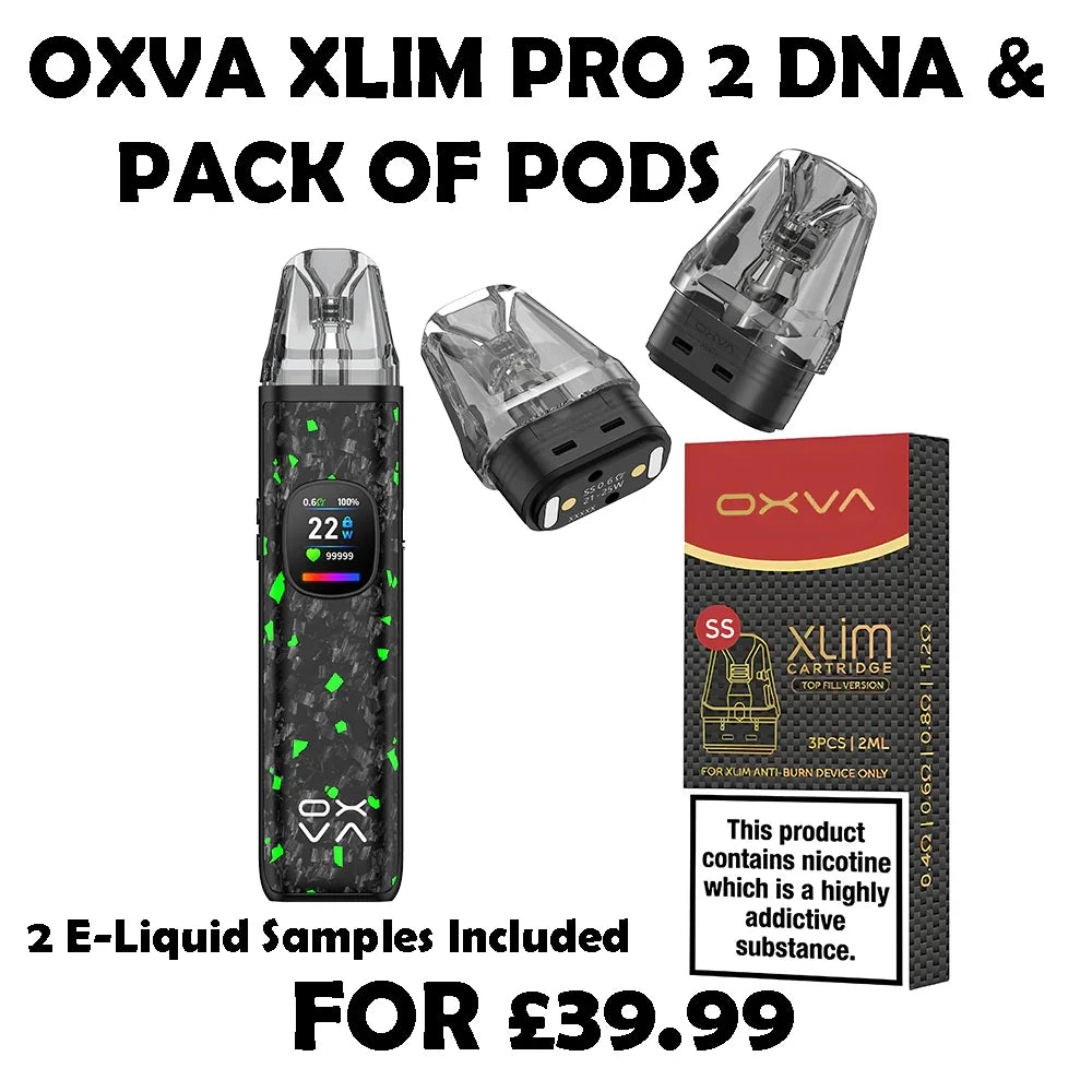 OXVA XLIM PRO 2 DNA POD VAPE KIT POD BUNDLE - Vapeslough