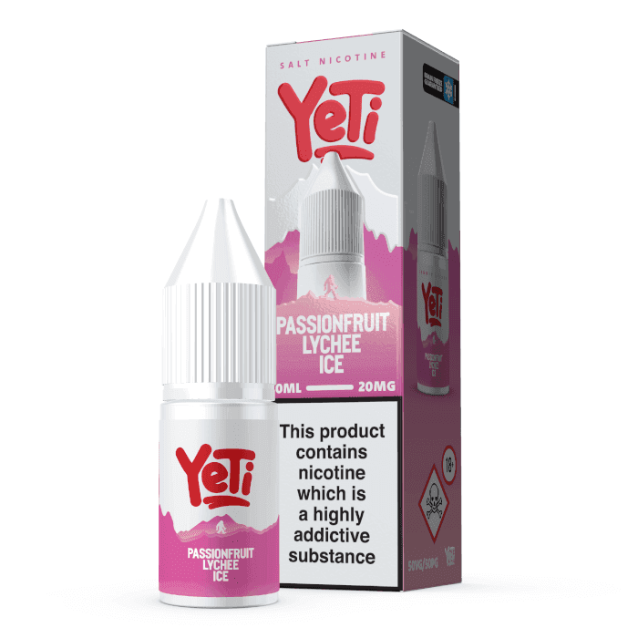 PASSIONFRUIT LYCHEE ICE 10ML NIC SALT E-LIQUID BY YETI SUMMIT - 10MG | 20MG - Vapeslough