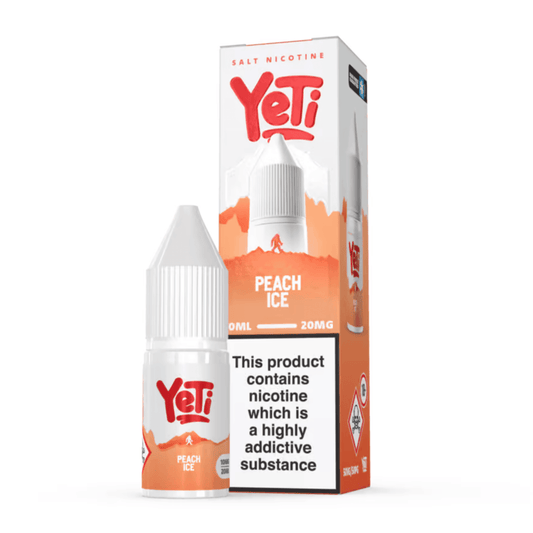 PEACH ICE 10ML NIC SALT E-LIQUID BY YETI SUMMIT - 10MG | 20MG - Vapeslough