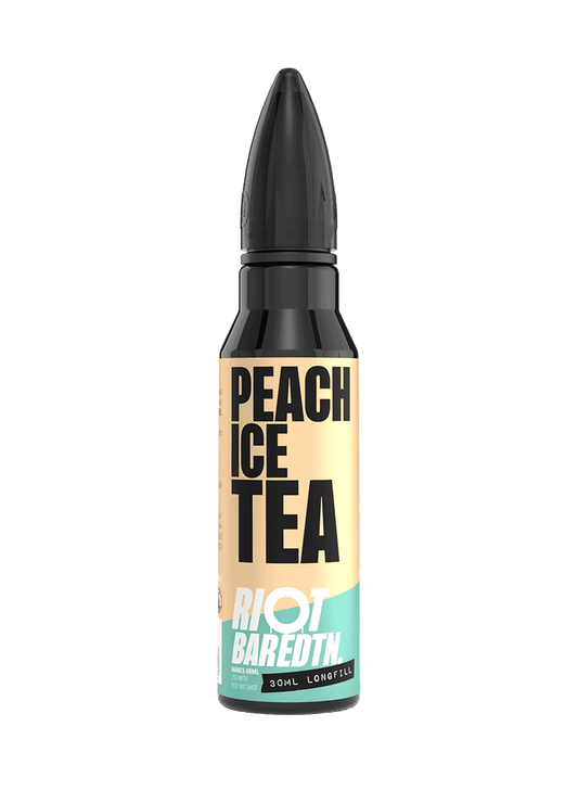 PEACH ICE TEA - LONGFILL 30ML CONCENTRATE SHORT FILL E-LIQUID BY RIOT SQUAD - Vapeslough