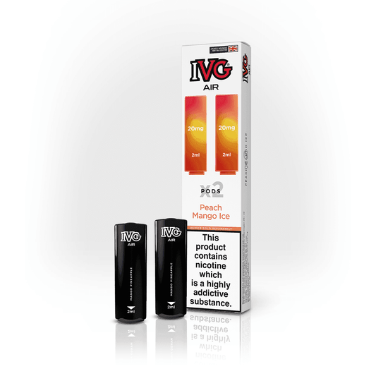 PEACH MANGO ICE IVG AIR 4IN1 PODS - Vapeslough