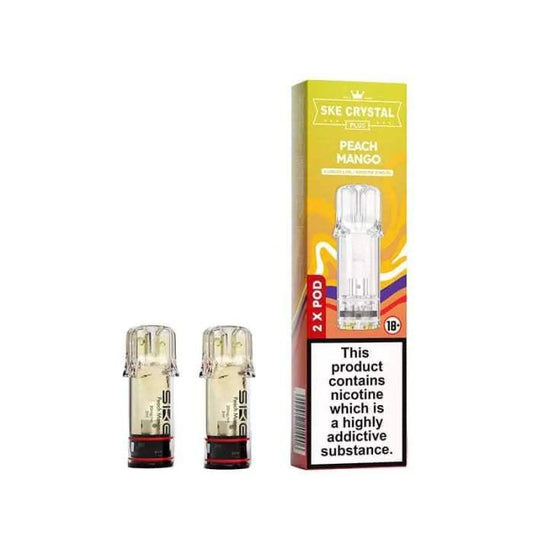 PEACH MANGO SKE CRYSTAL PLUS PODS (PACK OF 2) - Vapeslough
