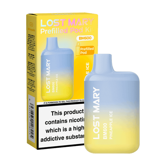 PINEAPPLE ICE - LOST MARY BM600 PREFILLED POD KIT - Vapeslough