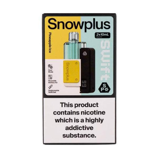 PINEAPPLE ICE - SNOWPLUS SWIFT 6000 PREFILLED VAPE - 20MG(2%) - Vapeslough
