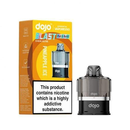PINEAPPLE ICE - VAPORESSO DOJO BLAST 6000 PRE-FILLED POD - Vapeslough