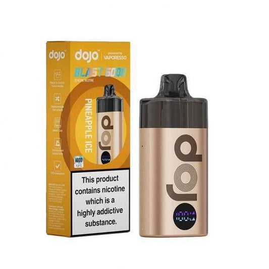 PINEAPPLE ICE - VAPORESSO DOJO BLAST 6000 VAPE KIT - Vapeslough