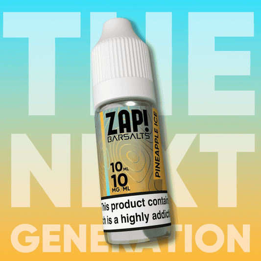 PINEAPPLE ICE ZAP! 10ML BAR NIC SALT E-LIQUID BY ZAP! - 10MG | 20MG - Vapeslough