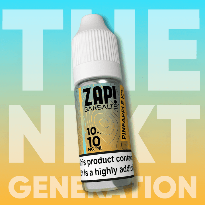 PINEAPPLE ICE ZAP! 10ML BAR NIC SALT E-LIQUID BY ZAP! - 10MG | 20MG - Vapeslough